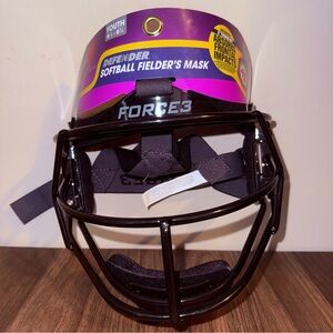 🆕NWT Defender Force 3 Youth Softball Fielders Mask 6 1/4-6 3/4”